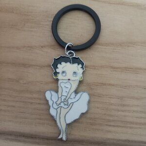 Betty Boop Keychain Purse Bag Charm Gift 80s 70s 60s Character